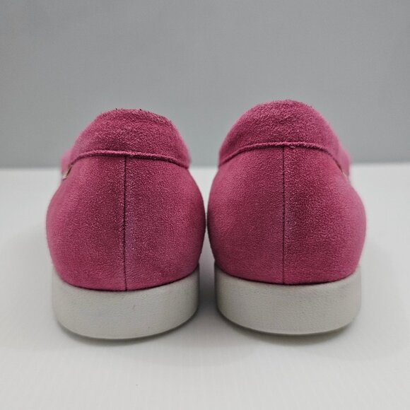 Mephisto Volga Loafer Moccasin Womens 10 Raspberry Pink Suede Soft Air Comfort - Picture 10 of 14